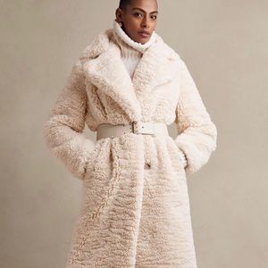 Sherpa Banana Republic oversized fit coat